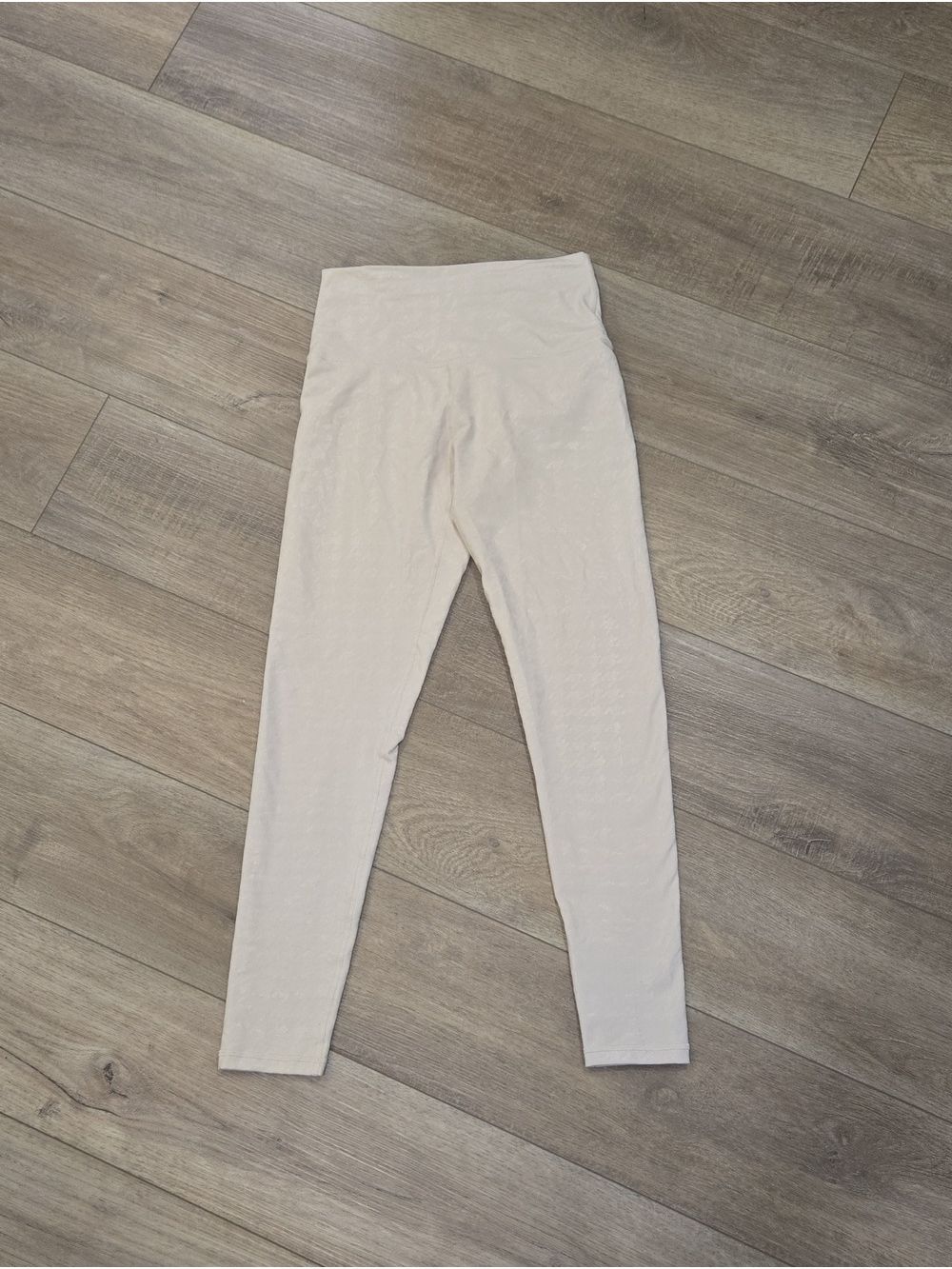 Aerie Offline Hip Higger Cream Shimmer Leggings
